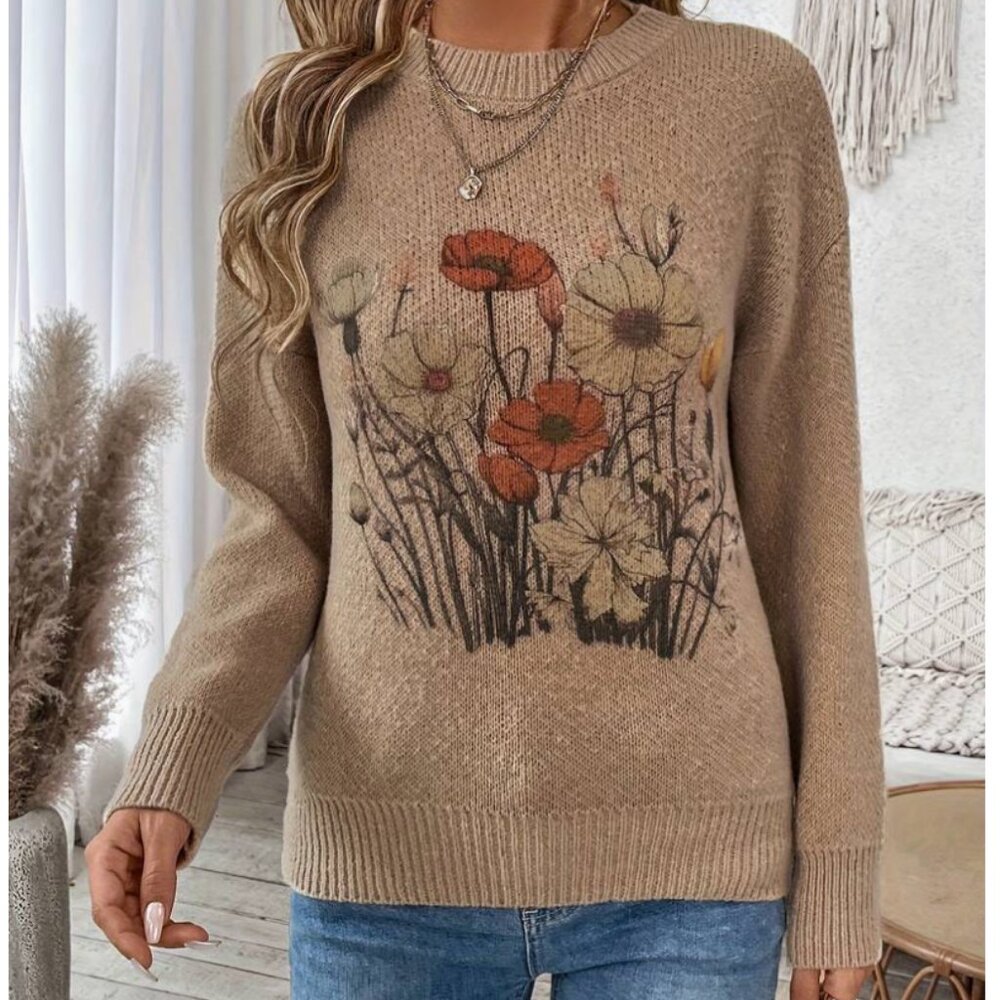 Wildflower Soft Beige Sweater NEW! (copy) - Picture 4 of 5